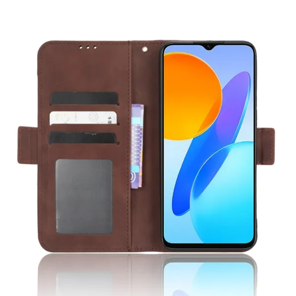 SLOT Peňaženkový obal pre Honor 70 Lite 5G hnedý