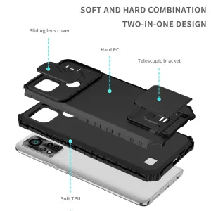 STEREO Kryt so stojanom pre Infinix Hot 11S / Hot 11S NFC čierny