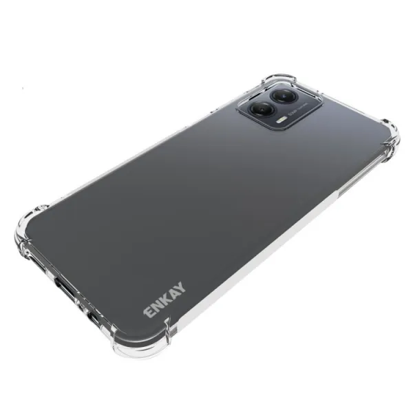 ENKAY AIRBAG Extra odolný kryt Motorola Moto G53 priehľadný