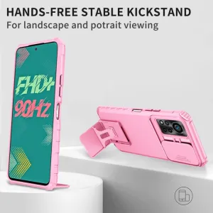 STEREO Kryt so stojanom pre Infinix Hot 11S / Hot 11S NFC ruźový
