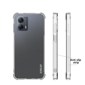 ENKAY AIRBAG Extra odolný kryt Motorola Moto G53 priehľadný