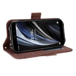 SLOT Peňaženkový obal pre Oukitel WP12 / WP12 Pro hnedý