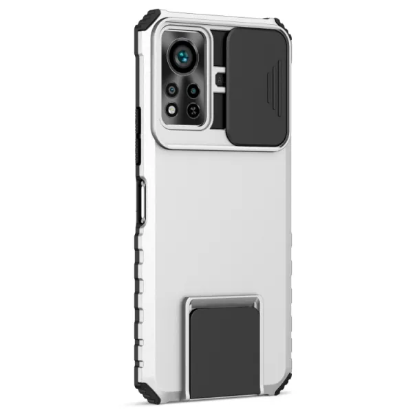 STEREO Kryt so stojanom pre Infinix Hot 11S / Hot 11S NFC biely