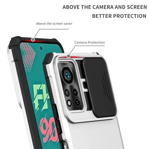 STEREO Kryt so stojanom pre Infinix Hot 11S / Hot 11S NFC biely