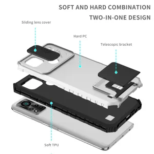 STEREO Kryt so stojanom pre Infinix Hot 11S / Hot 11S NFC biely