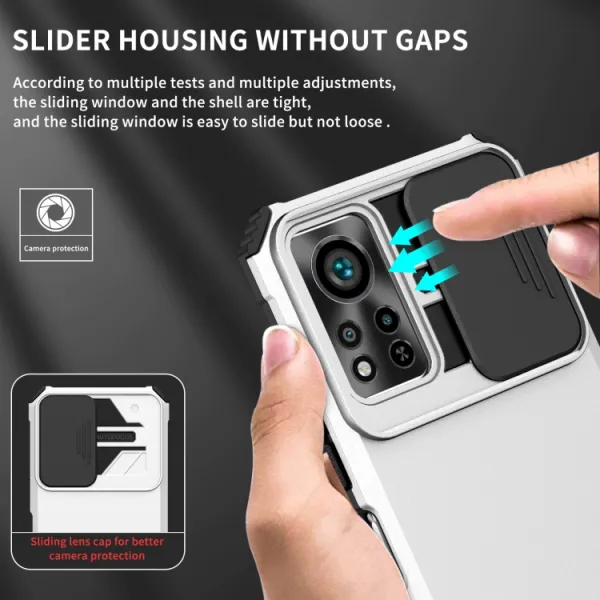 STEREO Kryt so stojanom pre Infinix Hot 11S / Hot 11S NFC biely