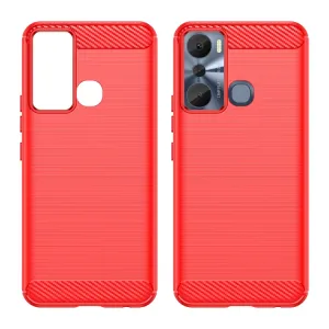 FLEXI TPU Kryt pre Infinix Hot 20i červený