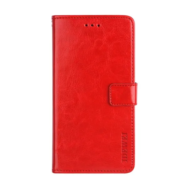 IDEWEI Peňaženkový kryt Huawei Nova Y90 červený
