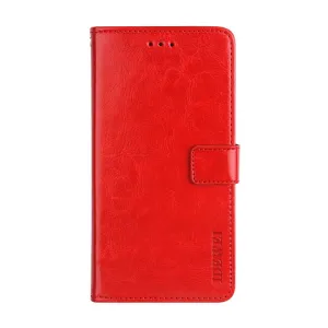 IDEWEI Peňaženkový kryt Huawei Nova Y90 červený