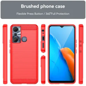 FLEXI TPU Kryt pre Infinix Hot 20i červený