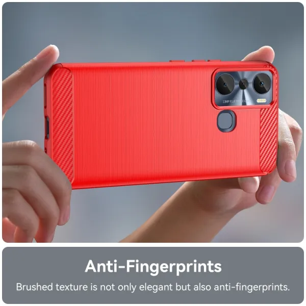 FLEXI TPU Kryt pre Infinix Hot 20i červený
