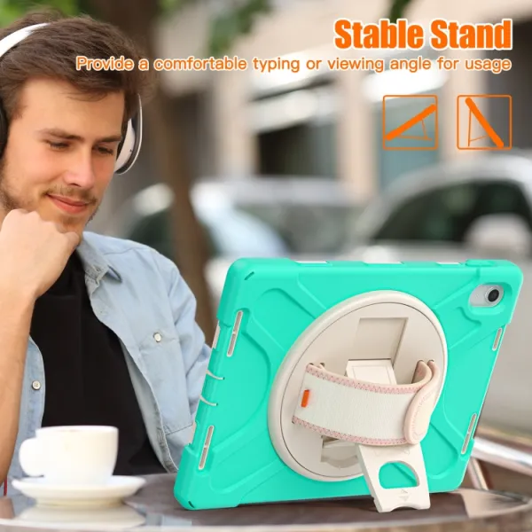SOLID Odolný kryt pre Apple iPad (A16) 2025 / iPad 2022 MINT GREEN