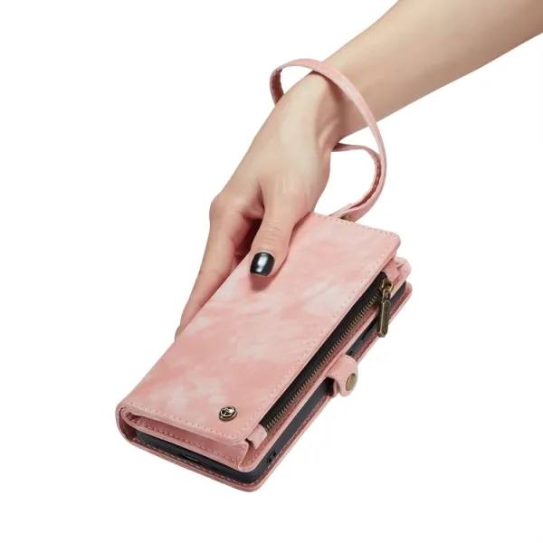WALLET Ochranný kryt s peňaženkou 2v1 pre Samsung Galaxy S23 Plus 5G ružový