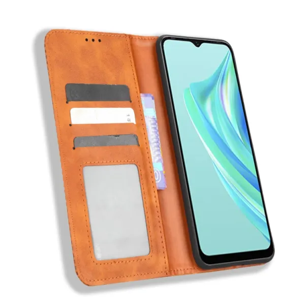 BUSINESS Peňaženkový kryt pre Infinix Hot 20i hnedý