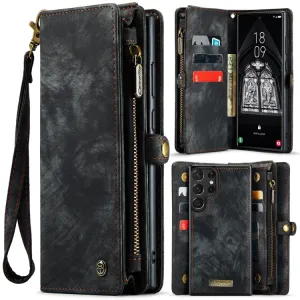 WALLET Ochranný kryt s peňaženkou 2v1 pre Samsung Galaxy S23 Ultra 5G čierny