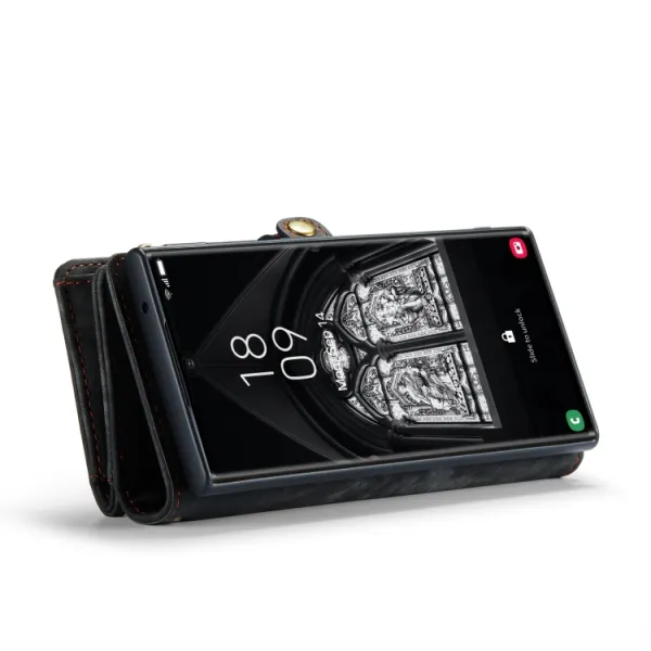 WALLET Ochranný kryt s peňaženkou 2v1 pre Samsung Galaxy S23 Ultra 5G čierny