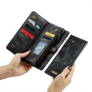 WALLET Ochranný kryt s peňaženkou 2v1 pre Samsung Galaxy S23 Ultra 5G čierny