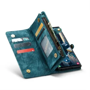 WALLET Ochranný kryt s peňaženkou 2v1 pre Samsung Galaxy S23 Ultra 5G zelený