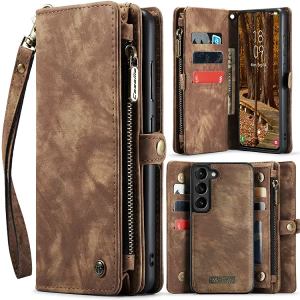 WALLET Ochranný kryt s peňaženkou 2v1 pre Samsung Galaxy S23 Plus 5G hnedý