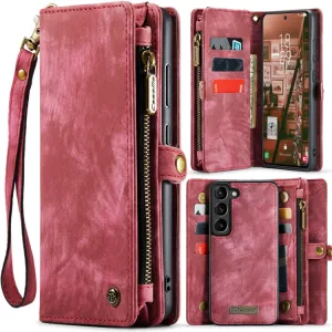 WALLET Ochranný kryt s peňaženkou 2v1 pre Samsung Galaxy S23 Plus 5G červený