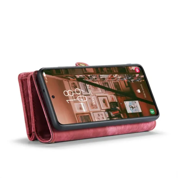 WALLET Ochranný kryt s peňaženkou 2v1 pre Samsung Galaxy S23 Plus 5G červený