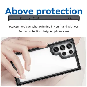 CRYSTAL Ochranný kryt pre Samsung Galaxy S23 Ultra 5G čierny