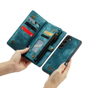 WALLET Ochranný kryt s peňaženkou 2v1 pre Samsung Galaxy S23 Plus 5G modrý