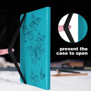 ART BUTTERFLIES Zaklápacie puzdro Lenovo Tab K10 modré