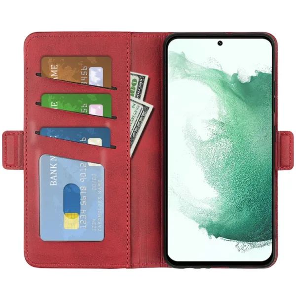 SIDE Peňaženkové puzdro pre Samsung Galaxy S23 Plus 5G červené