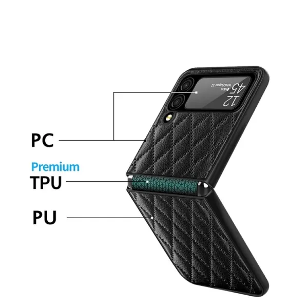 LATTICE Ochranný obal pre Samsung Galaxy Z Flip 3 5G ružový