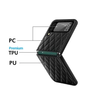 LATTICE Ochranný obal pre Samsung Galaxy Z Flip 3 5G ružový