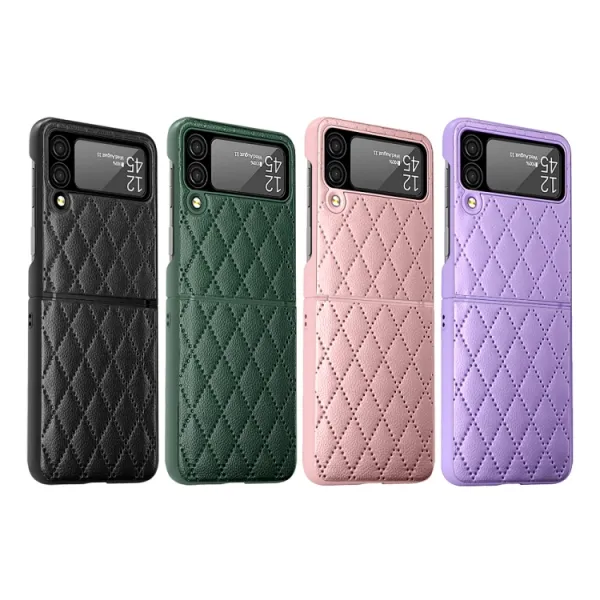 LATTICE Ochranný obal pre Samsung Galaxy Z Flip 3 5G ružový