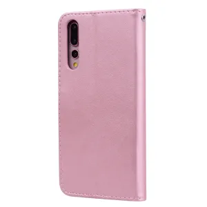 ART ROSE Peňaženkový kryt Huawei P20 Pro ružový