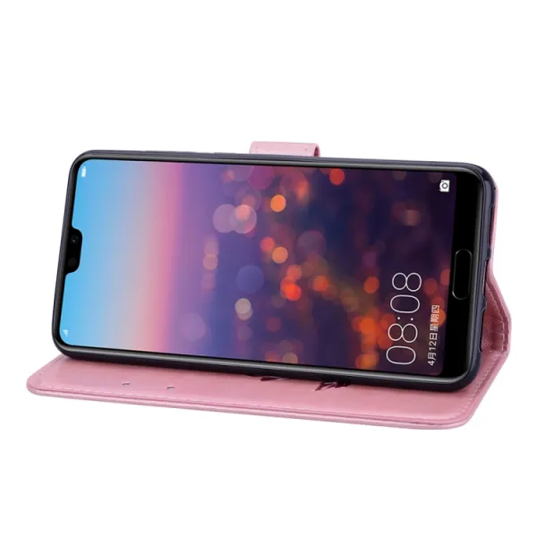 ART ROSE Peňaženkový kryt Huawei P20 Pro ružový