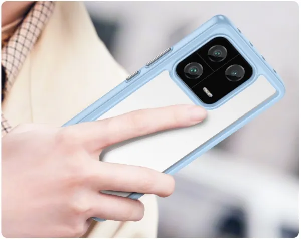 CRYSTAL Ochranný kryt pre Xiaomi 13 Pro modrý