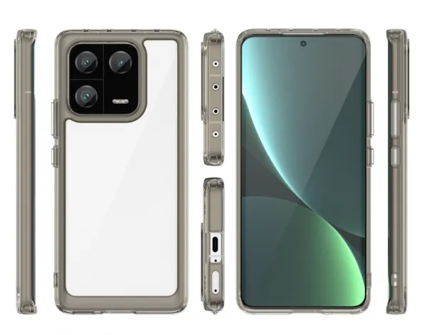 CRYSTAL Ochranný kryt pre Xiaomi 13 Pro šedý