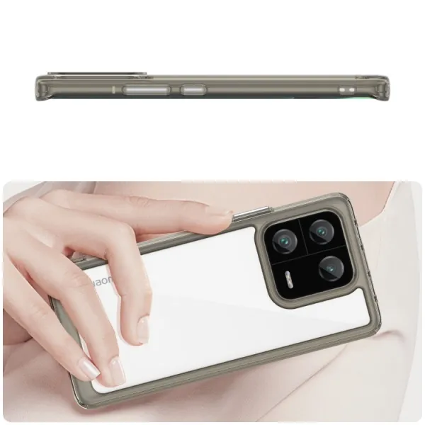CRYSTAL Ochranný kryt pre Xiaomi 13 Pro šedý