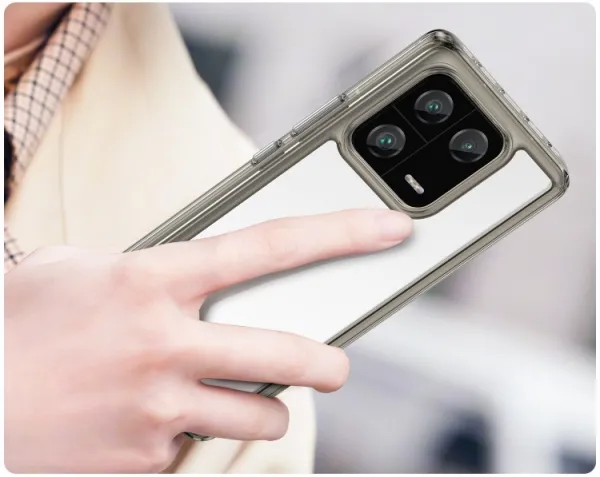CRYSTAL Ochranný kryt pre Xiaomi 13 Pro šedý