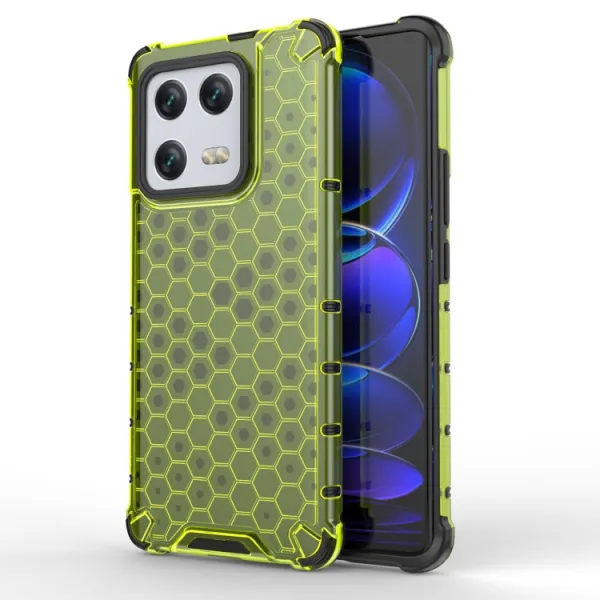 HONEYCOMB Ochranný kryt Xiaomi 13 Pro zelený