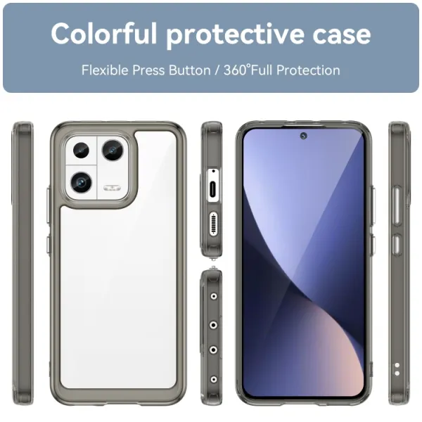 CRYSTAL Ochranný kryt pre Xiaomi 13 šedý