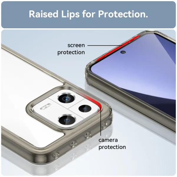 CRYSTAL Ochranný kryt pre Xiaomi 13 šedý