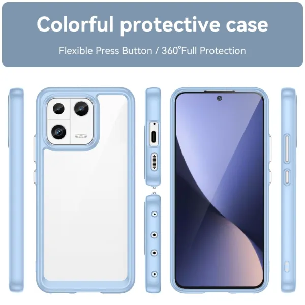 CRYSTAL Ochranný kryt pre Xiaomi 13 modrý