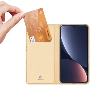 DUX Peňaženkový kryt Xiaomi 13 zlatý