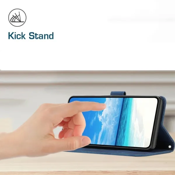 ART SMILE Peňaženkový kryt so šnúrkou Xiaomi 13 modrý