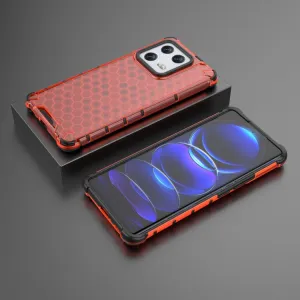 HONEYCOMB Ochranný kryt Xiaomi 13 Pro červený