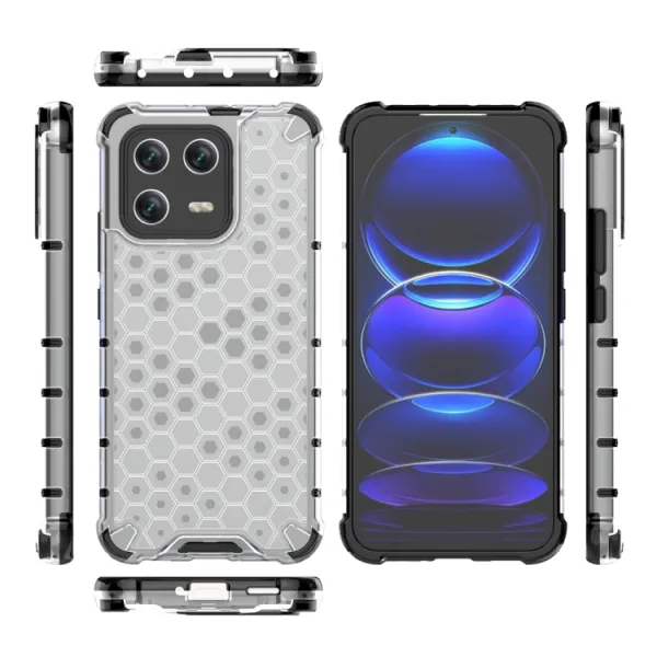 HONEYCOMB Ochranný kryt Xiaomi 13 biely
