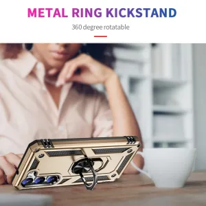 RING Obal s držiakom pre Samsung Galaxy S23 Plus 5G zlatý
