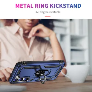 RING Obal s držiakom pre Samsung Galaxy S23 Plus 5G modrý