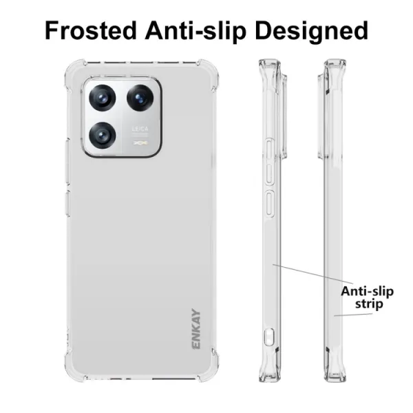 ENKAY AIRBAG Extra odolný kryt Xiaomi 13 Pro priehľadný
