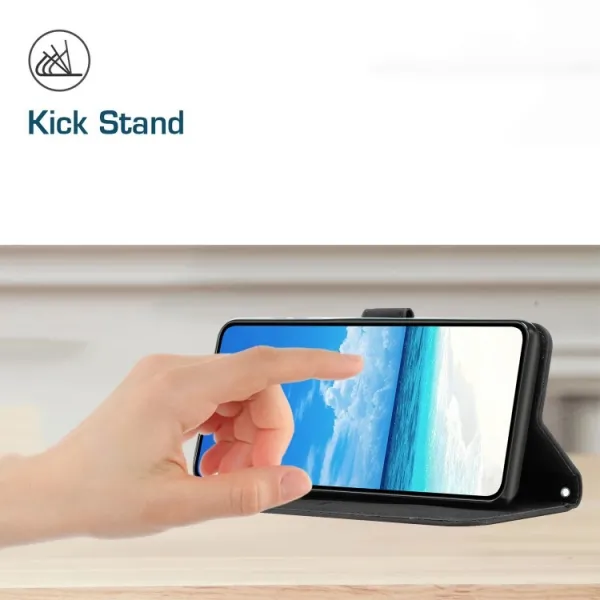 ART SMILE Peňaženkový kryt so šnúrkou Xiaomi 13 Pro čierny